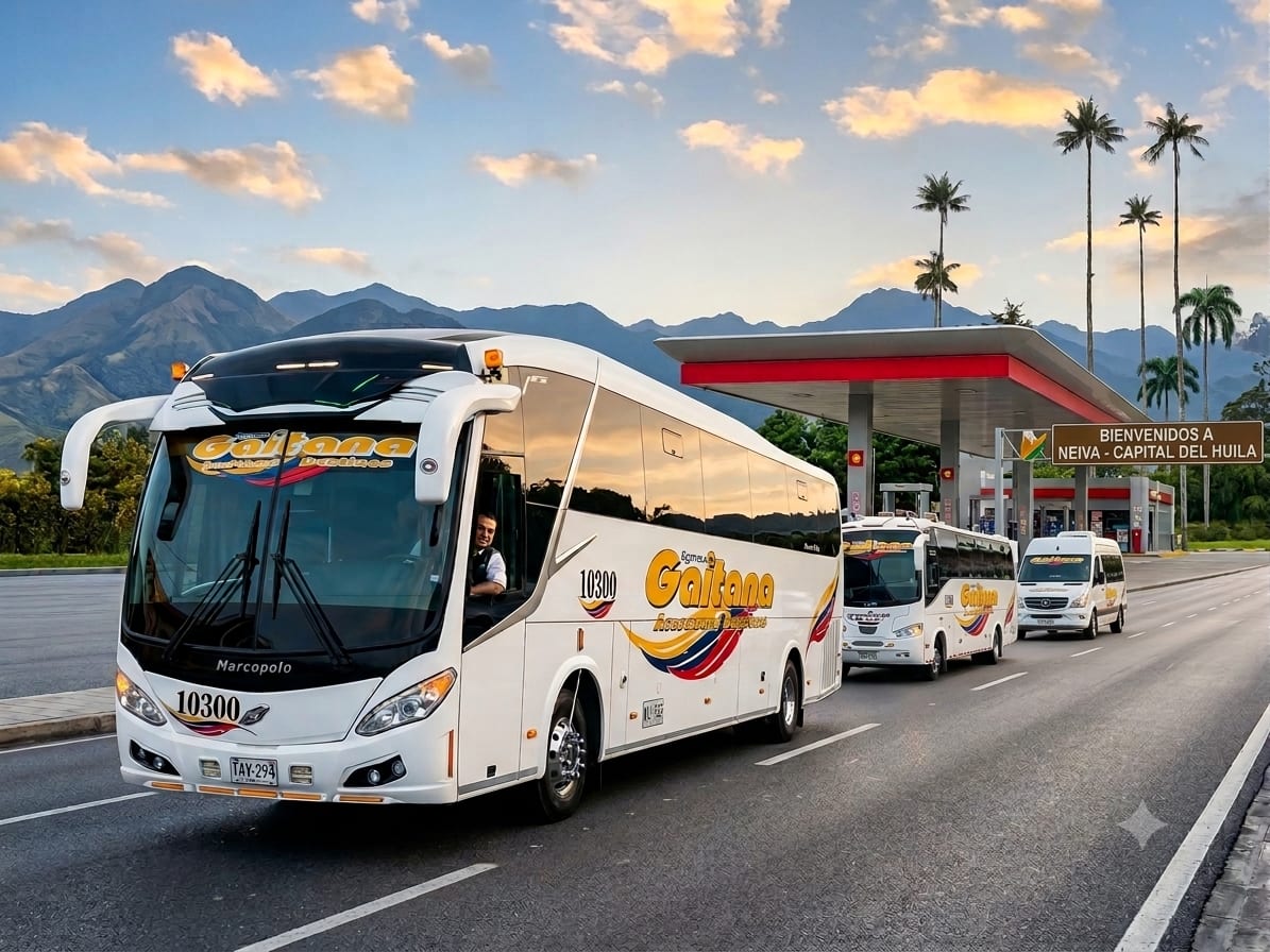 Bus de la flota de Expreso La Gaitana 1